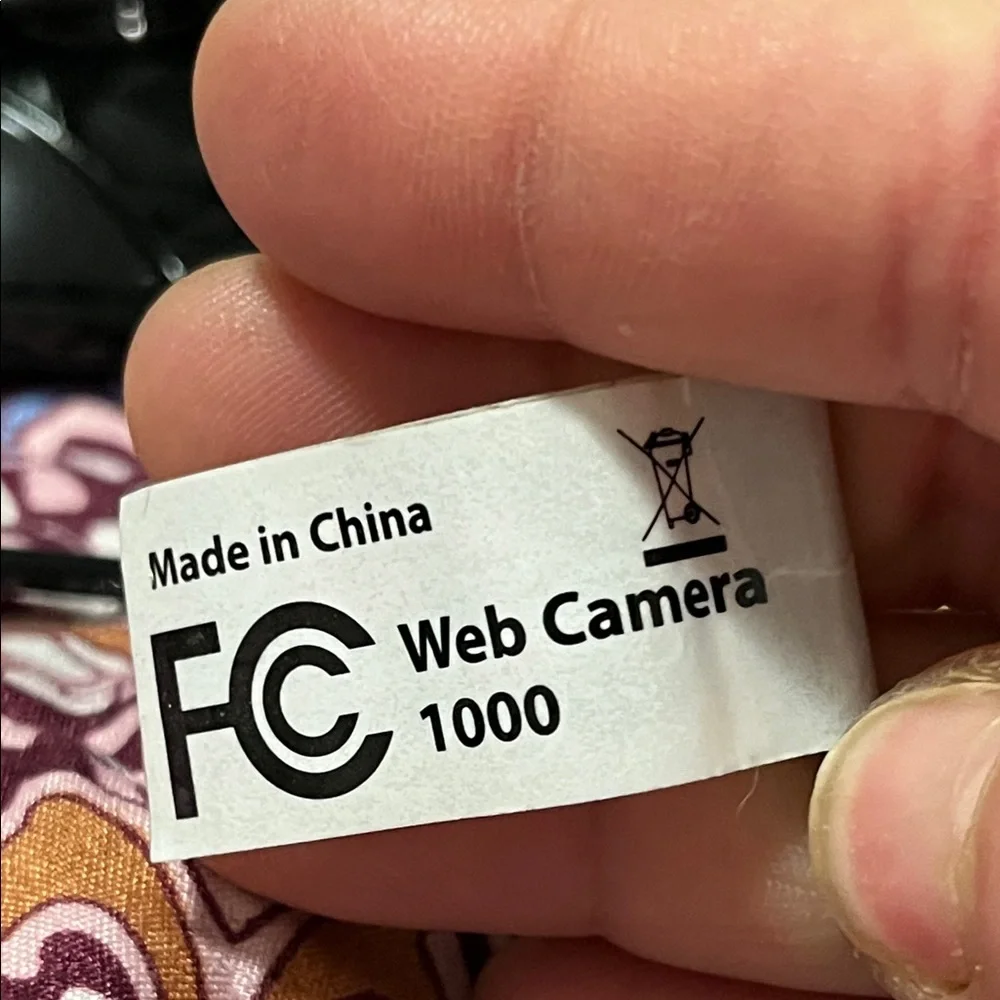 Flexible Black Webcam with USB Connection